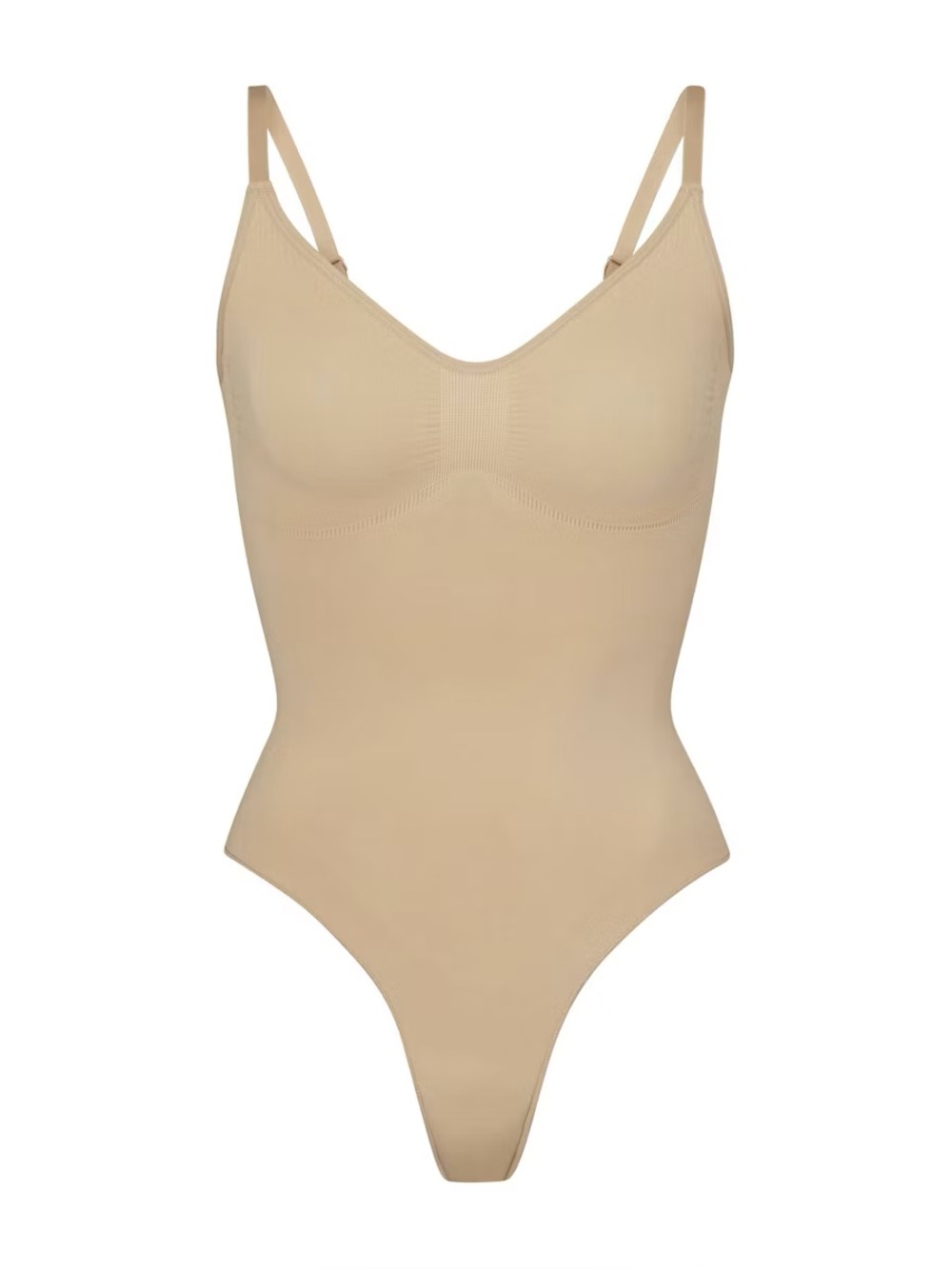 SKIMS Seamless Sculpt Thong Bodysuit Shapewear in Color Clay 4X NWOT